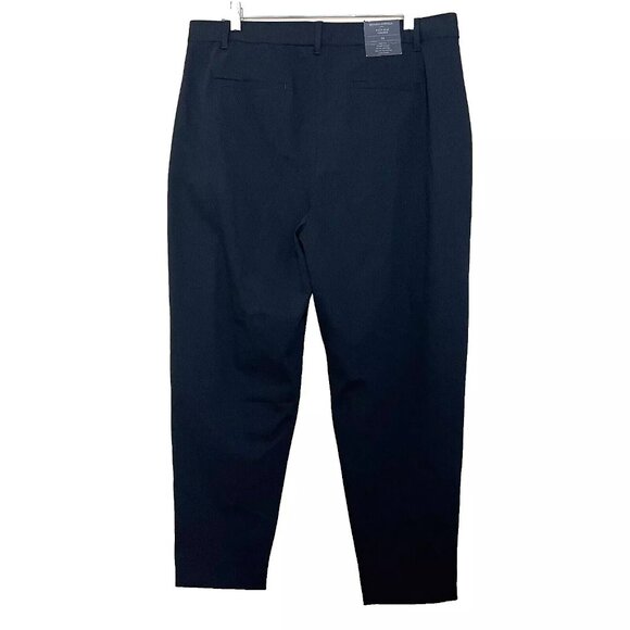 Banana Republic High Rise Pleated Front Tapered Ankle Pants Size 14 NWT - Picture 3 of 12